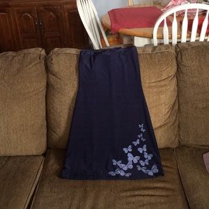 Dark and light blue dress